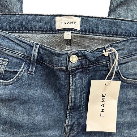 NWT Frame men’s Georgica denim L’homme mid rise slim fit size 38 - Picture 2 of 7
